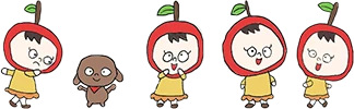 リンゴのキャラクター