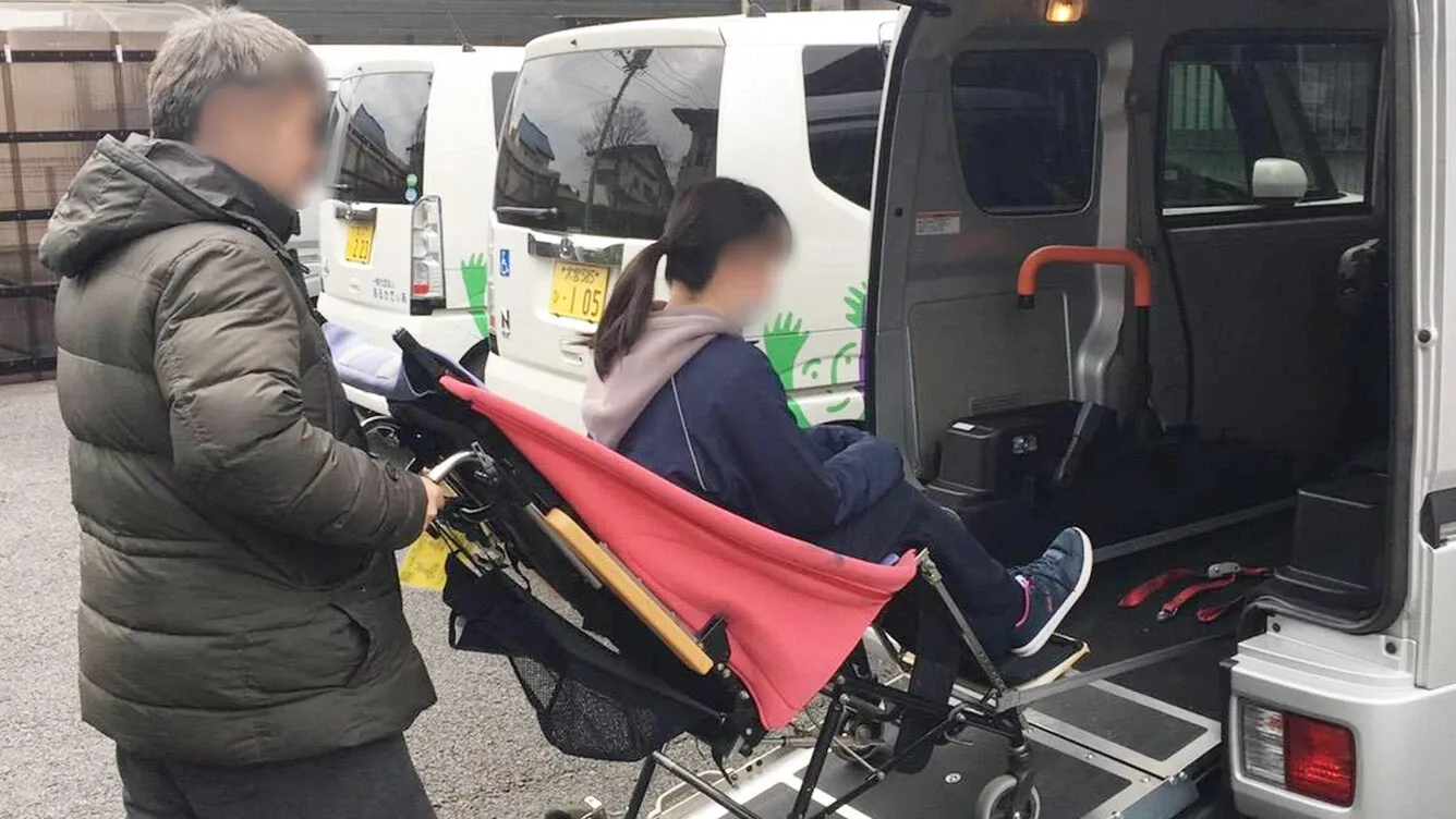 送迎中のようす