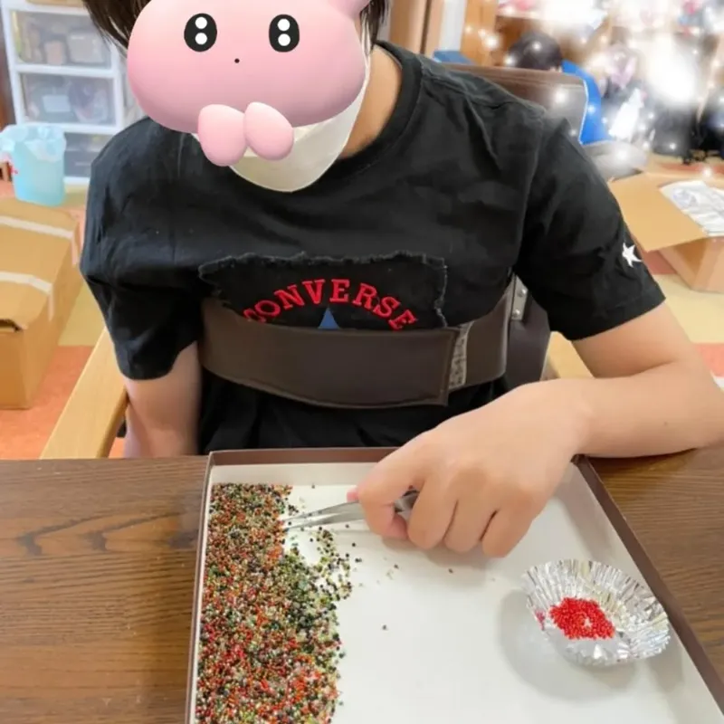 ビーズアクセサリー作り