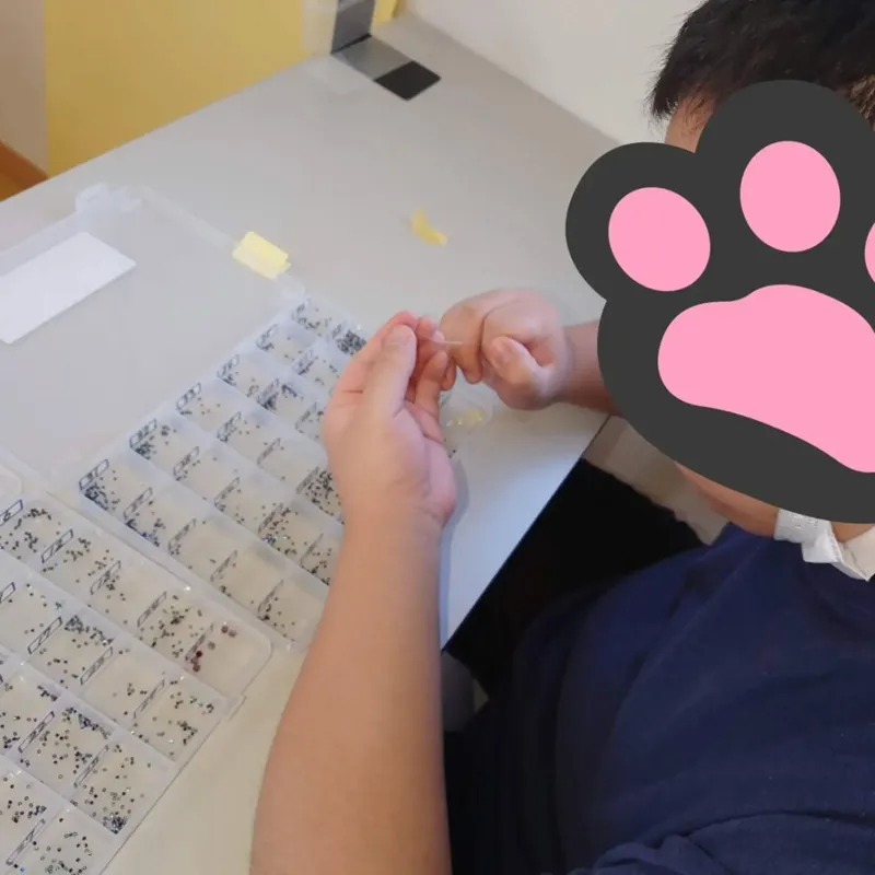 ビーズアクセサリー作り